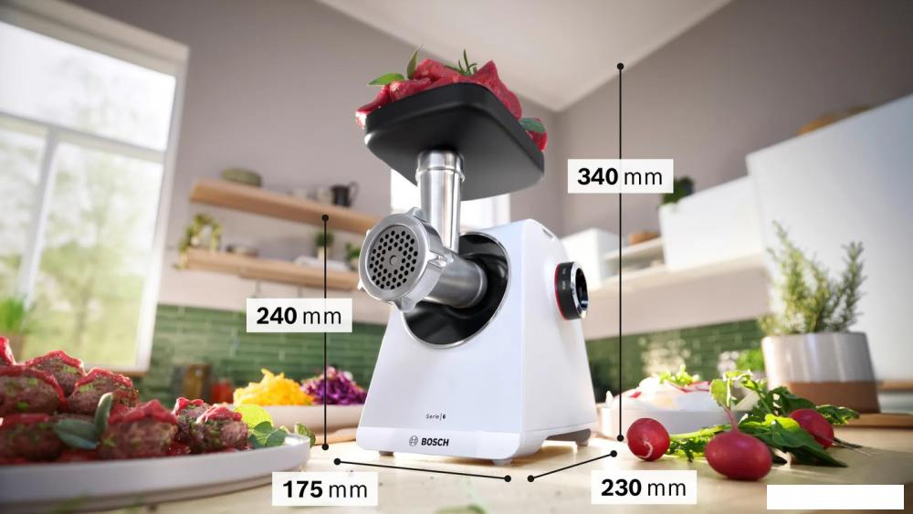 Мясорубка Bosch Serie 6 MFWS607W
