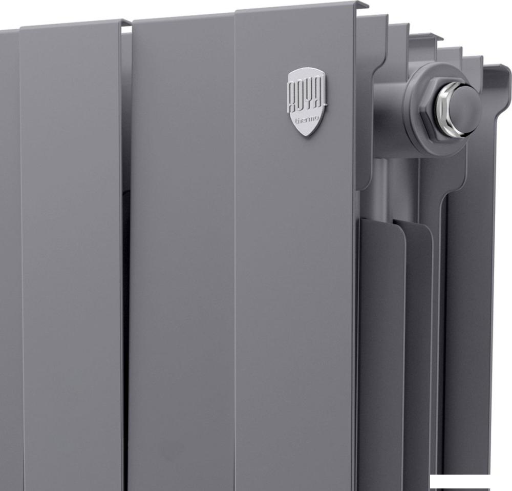 Биметаллический радиатор Royal Thermo PianoForte 200 Серебристый - 12 секций