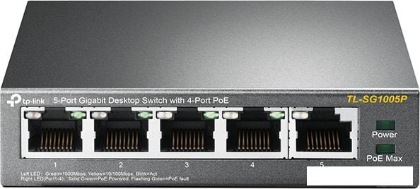 Неуправляемый коммутатор TP-Link TL-SG1005P V5